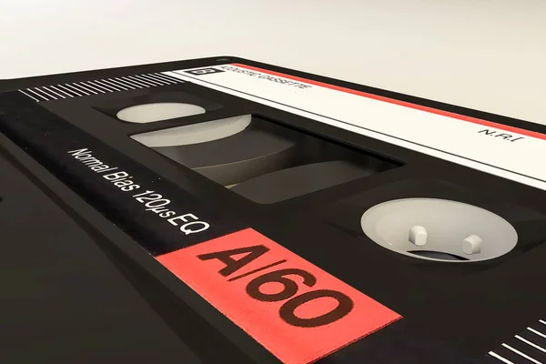 Cassette cinta aislada en blanco —  Fotos de Stock