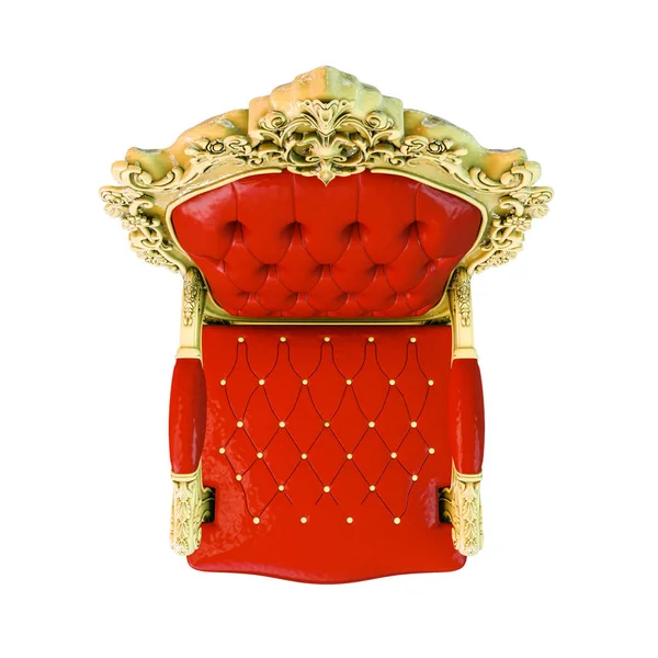 리갈 안락 의자 고립 에 화이트 — 스톡 사진