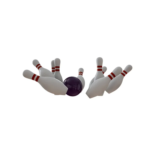 Épingles de bowling — Photo