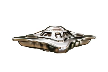 Beyaz üzerinde tanımlanamayan uçan nesne