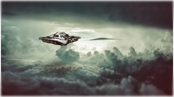 Unidentified flying object — Stock Photo, Image