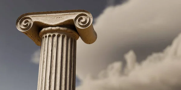 Greek column — Stock Photo, Image