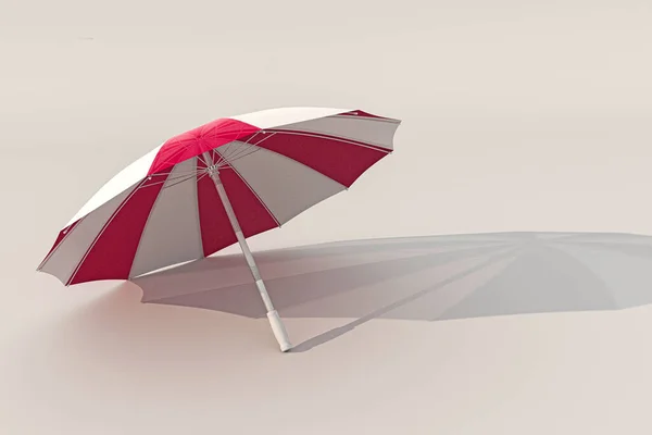 Parasol Isolé Sur Fond Blanc Illustration — Photo