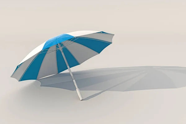 Зонтик Белом Фоне Иллюстрация — стоковое фото