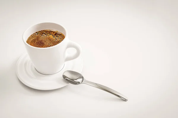 Koffiekopje Geïsoleerd Witte Achtergrond Illustratie — Stockfoto