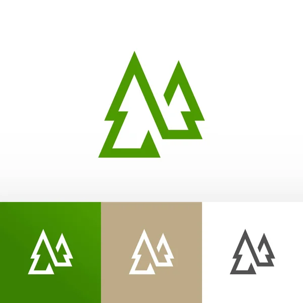 Forestal icono símbolo — Vector de stock