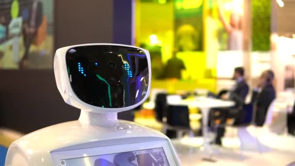 Promo Robot Pour Travailler Des Expositions Robot Guide Technologies Modernes — Video