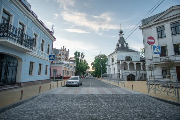 Київ Україна Травня 2020 Порожня Вулиця Центрі Східноєвропейського Міста Київ — стокове фото