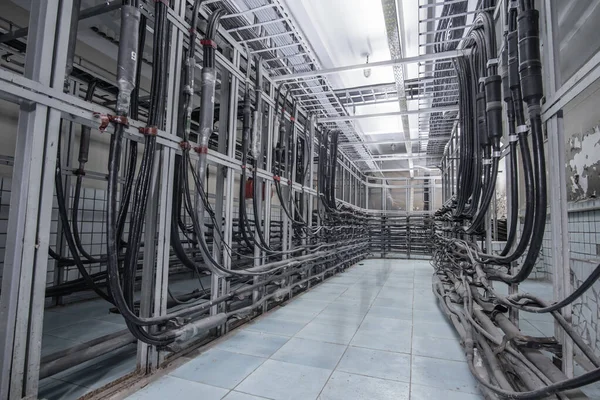 Kablolu televizyon kablosu. Otomatik telefon santralinin kablosu.