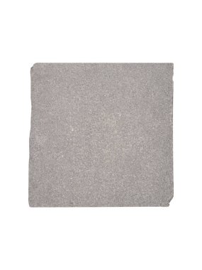 Kare gri taş döşeme kaba desenli yalıtılmış..