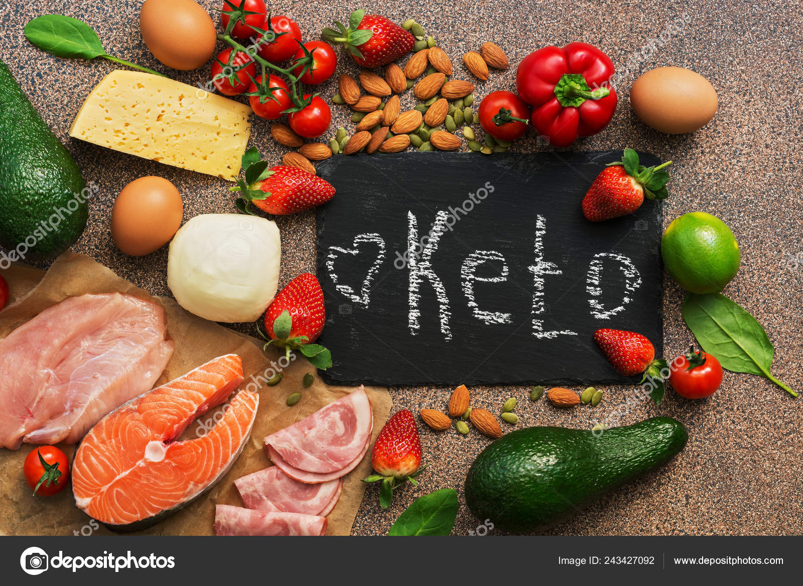 Comida dieta keto