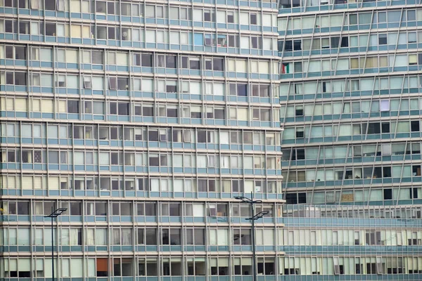 Secciones Ventanas Grandes Bloques Apartamentos Reino Unido —  Fotos de Stock