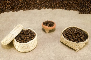 Geleneksel Meksika sepetleri el sanatları