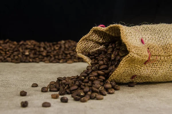 Traditionele Mexicaanse Yute Tas Handwerk Met Koffie — Stockfoto