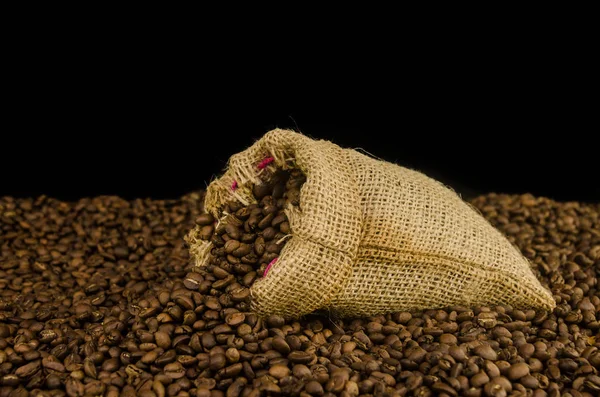 Traditionele Mexicaanse Yute Tas Handwerk Met Koffie — Stockfoto