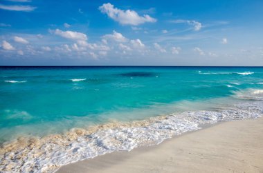 Cancun, Meksika içinde bulunan güzel plajı