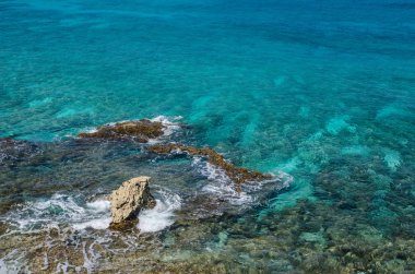 Punta Sur, Isla Mujeres 'te Karayip Okyanusu 'nun doğal manzarası