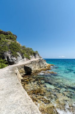Punta Sur, Isla Mujeres 'te Karayip Okyanusu 'nun doğal manzarası