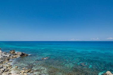 Punta Sur, Isla Mujeres 'te Karayip Okyanusu 'nun doğal manzarası