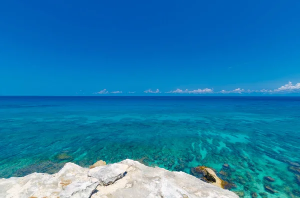 Vista panorámica del océano Caribe en Punta Sur, Isla Mujeres —  Fotos de Stock