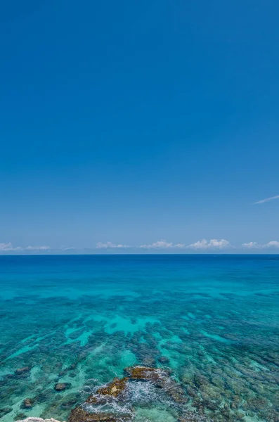 Vista panorámica del océano Caribe en Punta Sur, Isla Mujeres —  Fotos de Stock