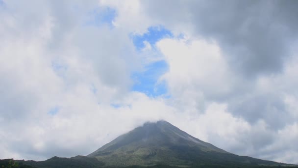 Вулкан Ареналь Коста Ріці — стокове відео
