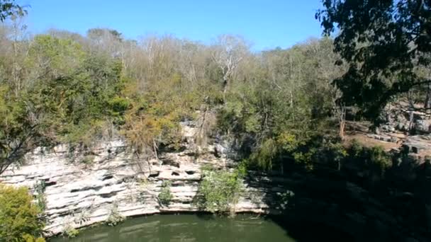 Cenote Sagrado Chichén Itzá — Vídeos de Stock