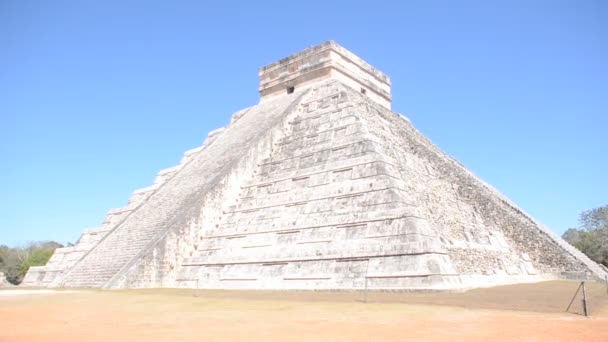 Templo Kukulcan Chichén Itzá — Vídeos de Stock