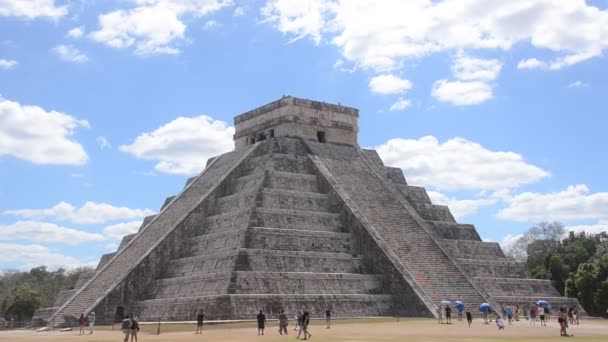 Templo Kukulcan Chichen Itza — Vídeo de Stock