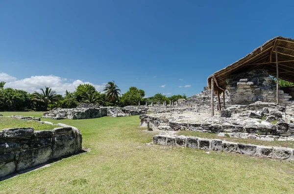 Antiche rovine di El Rey a Cancun, Messico — Foto Stock