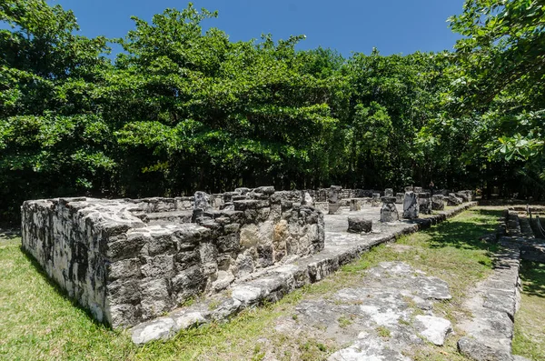 Sitio arqueológico de San Miguelito en Cancún, México —  Fotos de Stock