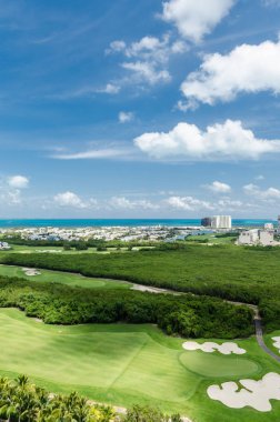 Cancun City, Meksika'da golf sahası