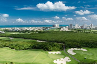 Cancun City, Meksika'da golf sahası