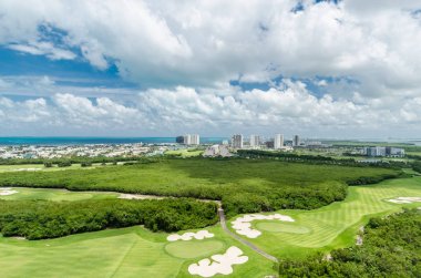 Cancun City, Meksika'da golf sahası