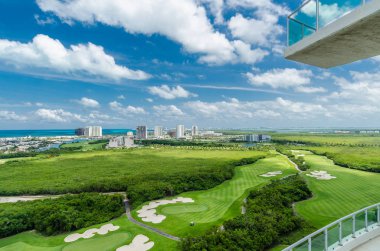 Cancun City, Meksika'da golf sahası