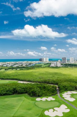 Cancun City, Meksika'da golf sahası