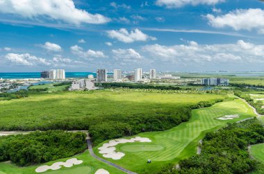 Cancun City, Meksika'da golf sahası