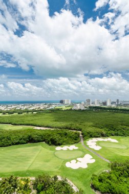Cancun City, Meksika'da golf sahası