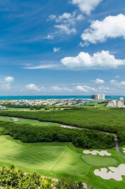 Cancun City, Meksika'da golf sahası