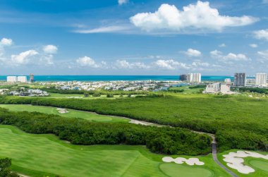 Cancun City, Meksika'da golf sahası