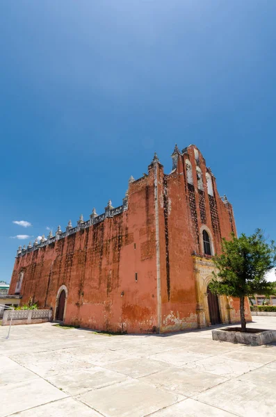 Antica Chiesa Coloniale Nuestra Senora Asuncion Chiesa Temozon Messico — Foto Stock