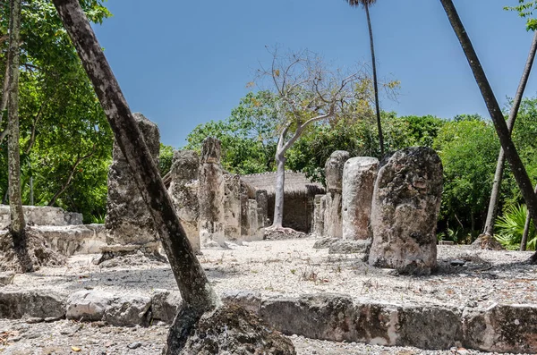 Sitio Arqueológico de El Meco, Canc jalá, M jalá xico —  Fotos de Stock