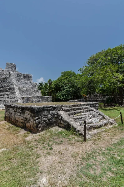 Sitio Arqueológico de El Meco, Canc jalá, M jalá xico —  Fotos de Stock