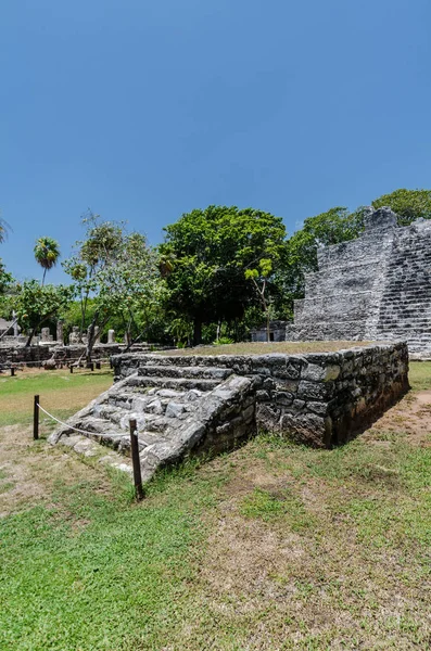 Sitio Arqueológico de El Meco, Canc jalá, M jalá xico — Foto de Stock