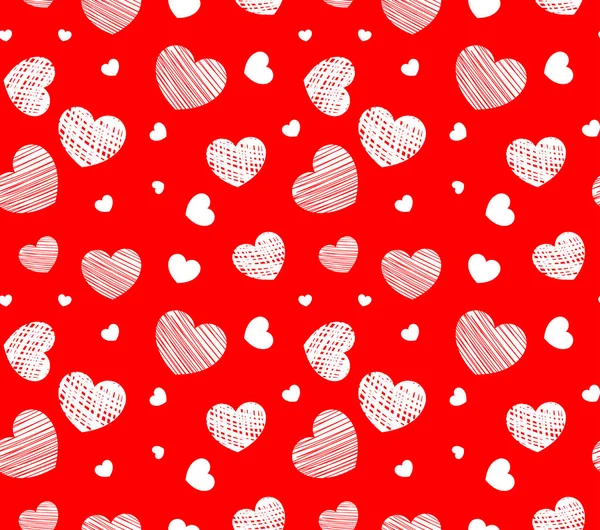 Vector Dibujando Corazones Amor — Vector de stock