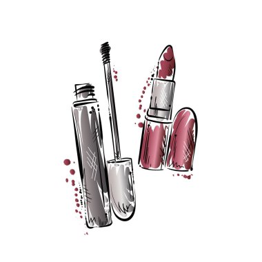 Kozmetik vektör çizim