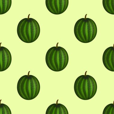 Karpuz çilek çizim şekil