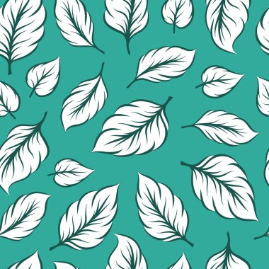 Vektör deseni düşme yaprakları sorunsuz