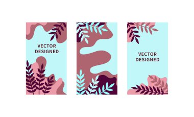 Pankart düzenini düz biçim vektörü gönder