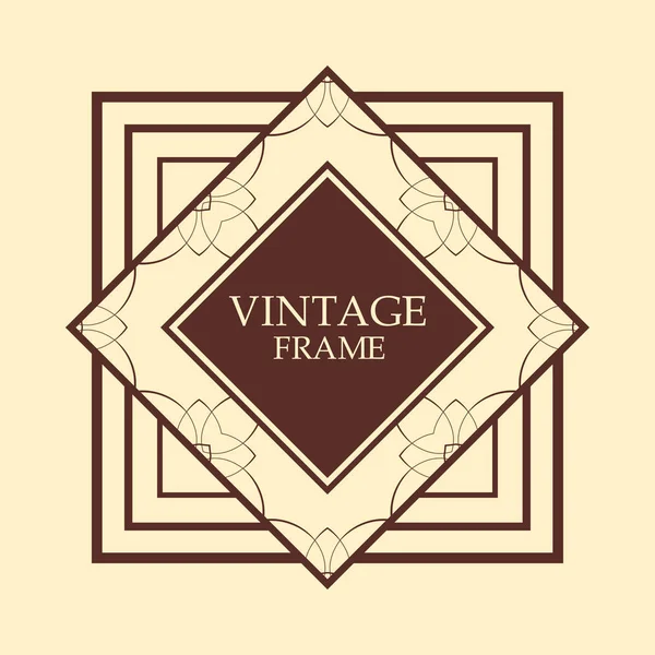 Vintage border vector — Stock Vector